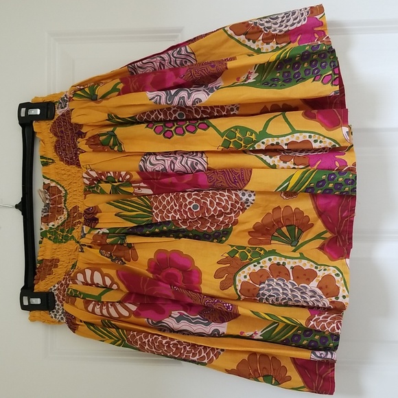 Anthropologie Let Me Be Printed Mini Skirt - Picture 2 of 12